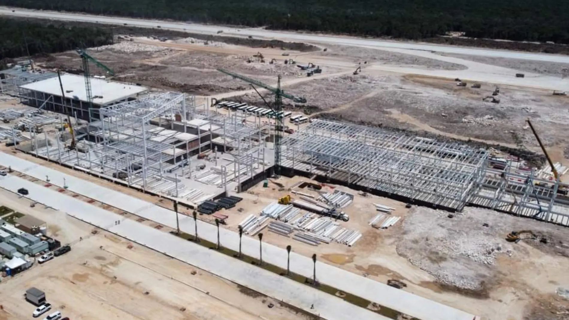 Registra Aeropuerto Internacional de Tulum, avance del 55 por ciento en su construcción